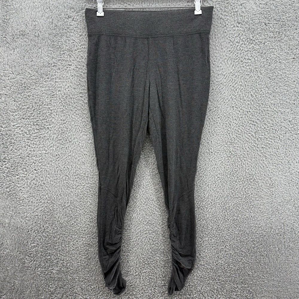 Athleta Womens Small‎ High Rise Gray Active Leggings Gym Cinched Leg Ankle